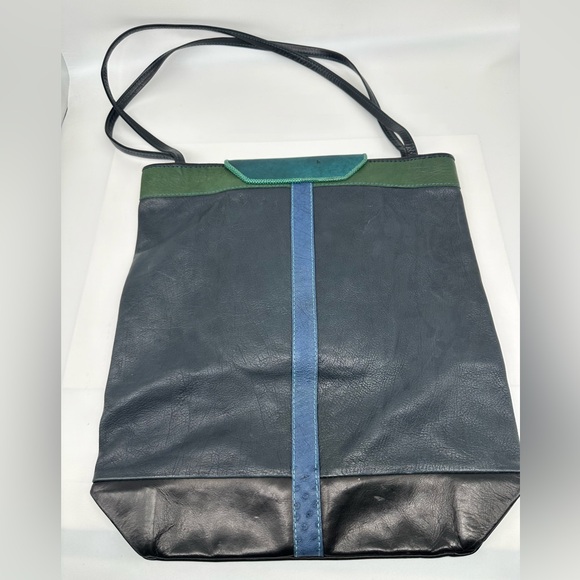 Vintage Ruby Firecat Leather Tote Purse Bag Tassel Designer Southwestern OOAK - Picture 10 of 16